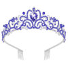 Picture of Didder Tiaras for Women, Dark Blue Crystal Crowns for Women Princess Crown Tiaras and Crowns for Women Girls Women's Headbands Halloween Christmas Bridal Wedding Prom Birthday Party Gift