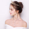 Picture of Didder Gold Crystal Tiara Crown Headband Princess Elegant Crown with combs for Women Girls Bridal Wedding Prom Birthday Party
