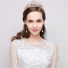 Picture of Didder Rose Gold Crystal Tiara Crown Headband Princess Elegant Crown with combs for Women Girls Bridal Wedding Prom Birthday Party
