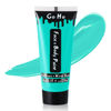 Picture of Go Ho Teal Body Paint Washable(2.37 oz,70 ml),Water Based Cream Teal Face Paint for Adults Children SFX Cosplay Costumes Festivals Halloween