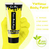 Picture of Go Ho Yellow Body Paint Washable(2.37 oz,70 ml),Water Based Cream Yellow Face Paint for Adults Children SFX Cosplay Costumes Festivals Halloween