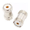 Picture of SO239 Barrel Connector, 6-Pack PL259 Coupler UHF Female to Female RF Adapter Coax Coaxial for CB Ham Radio Antenna, SWR Meter Cable Extention