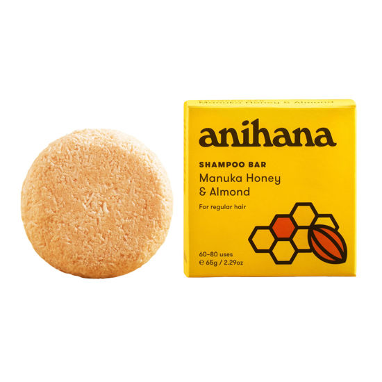 Picture of ANIHANA Shampoo Bar | Manuka Honey and Almond - Deep Cleansing Shampoo for Hair & Scalp - 2.29 oz (Up to 80 Washes)