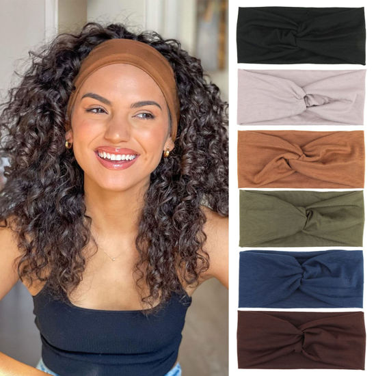 Head Wraps Headbands For Woen Non Slip 16 Pack Elastic