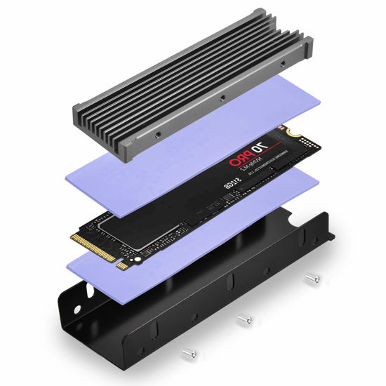 GetUSCart M.2 2280 SSD Heatsink, PCIE NVME or SATA M.2 2280 SSD Double
