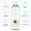 Picture of KinRose 12oz Organic Aloe Vera Gel for Face, Skin, Hair & Sunburn Relief - From 100 Percent Pure Aloe Vera - Cold Pressed, Vegan, Unscented - Made in USA.