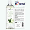 Picture of KinRose 12oz Organic Aloe Vera Gel for Face, Skin, Hair & Sunburn Relief - From 100 Percent Pure Aloe Vera - Cold Pressed, Vegan, Unscented - Made in USA.