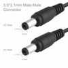 Picture of Onite Male to Male Extension Cord, DC 5.5x2.1mm Power Adapter Cable, for LED Strip, Surveillance Camera, CCTV Security Camera, LED Display, IP Camera, DVR, Router, Invoice Printer, 2-Pack
