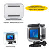 Picture of SOONSUN 2-Pack Waterproof Floaty Backdoor Compatible with GoPro Hero 5 6 7 Black Official Super Suit Waterproof Housing Case