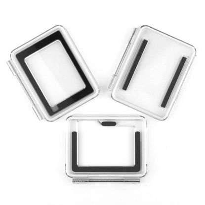 Picture of SOONSUN Backdoor Case Cover Kit for GoPro Hero 3+ Hero 4 Standard Waterproof Housing Case (Standard Backdoor + Skeleton Backdoor + LCD Touch Backdoor) - Standard Size Backdoor