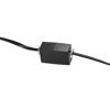 Picture of 50Feet Long Telephone Extension Cord Phone Cable Line Wire, with Standard RJ11 Plug and 1 in-Line Couplers and 20 Cable Clip Holders-Black (50 Feet)