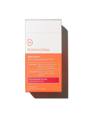 Picture of Dr. Dennis Gross Alpha Beta Extra Strength Daily Peel: for Oily Skin, Uneven Tone or Texture, Wrinkles or Enlarged Pores (30 Treatments)