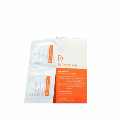 Picture of Dr. Dennis Gross Alpha Beta Universal Daily Peel: for Uneven Tone or Texture and Fine Lines or Enlarged Pores, (30 Treatments)