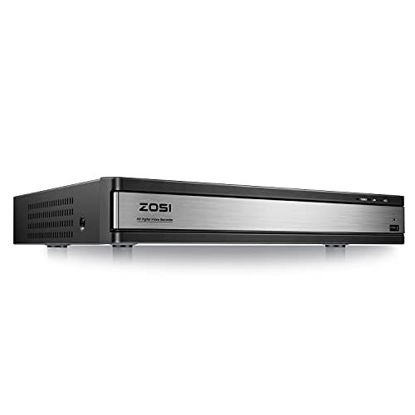 Picture of ZOSI Full 1080p H.265+ 16 Channel DVR for Security Camera, Hybrid 4-in-1 CCTV DVR Surveillance System(Analog/AHD/TVI/CVI),Motion Detection,Mobile Remote Control,Email Alarm (No Hard Drive Included)