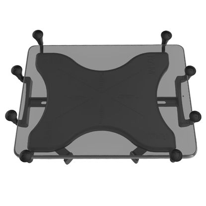 Picture of RAM Mounts X-Grip Holder for 12" Tablets RAM-HOL-UN11U Compatible with RAM B 1" and C 1.5" Size Round Ball Bases , Black