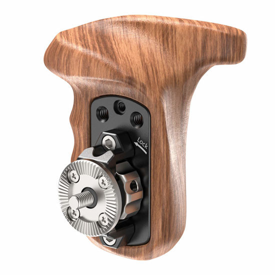 GetUSCart- SMALLRIG Right Side Rosette Wooden Handle for Shoulder Mount ...