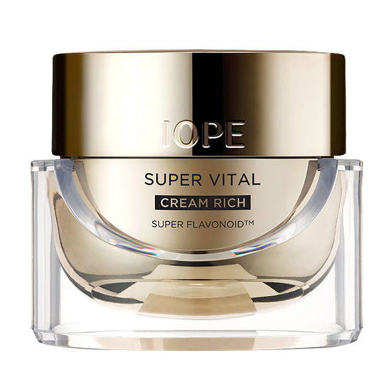 Picture of IOPE Face Cream, Super Vital Cream Rich - Total Anti-aging Facial Moisturizer, Skin Brightening & Anti-Wrinkle Skin Care from Plant Extract, Deep Moisturizing fo Dry Skin - 1.69 Fl Oz.