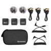 Picture of Saramonic BLINK100B2 TX+TX+RX 2-Person 2.4GHz Micro Clip-On Wireless System w/Cam-Mount Dual-Receiver & TRS & TRRS Cables for Cams, Mobile, Computers