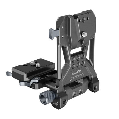Picture of SmallRig V-Mount Battery Plate, V Lock Battery Mounting Plate with Quick Release Plate for Arca-Swiss, 1/4"-20 Threads, L-Shape Compact V Mount Battery Plate for DSLR Cameras, Gimbals & Tripod - 4064