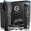 Picture of Novah® Professional Hair Clippers for Men, Professional Barber Clippers and Trimmer Set, Mens Cordless Hair Clippers for Barbers Haircut Kit Fade