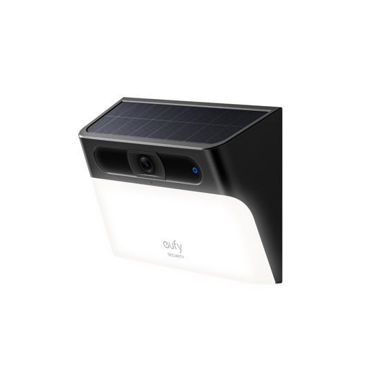 Picture of eufy Security Solar Wall Light Cam S120, Solar Security Camera, Wireless Outdoor Camera, 2K Camera, Forever Power, Motion Activated Light, AI Detection, IP65 Waterproof, Spotlight, No Monthly Fee