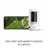 Picture of Ring Stick Up Cam Plug-In HD security camera with two-way talk, Works with Alexa - White