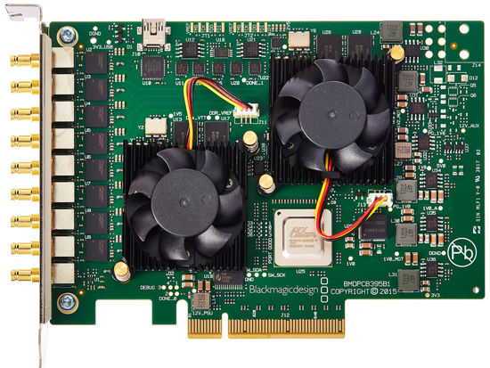 Picture of Blackmagic Design 563980Z-12 DeckLink Quad 2 8-Channel 3G-SDI Capture and Playback Card, 720p/1080p Cross-Conversion