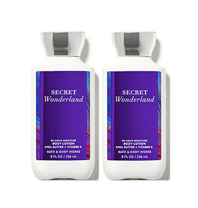 Picture of Bath & Body Works Bath and Body Works Secret Wonderland Super Smooth Body Lotion Sets Gift For Women 8 Oz -2 Pack (Secret Wonderland)