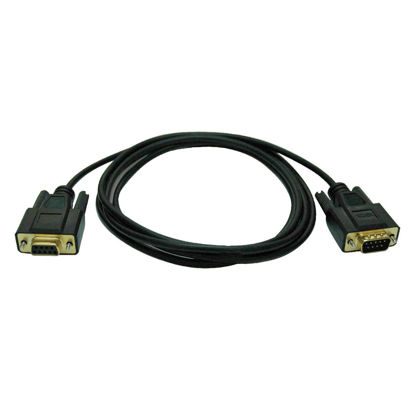 Picture of Tripp Lite Null Modem Serial RS232 Cable (DB9 M/F) 6-ft. (P454-006)