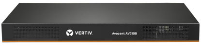 Picture of Vertiv Avocent AV3000 Rackmount KVM Over IP Switch, 8 Port KVM switches, Common Access Card (CAC), Local and Remote Access, Centralized Management, VGA, DisplayPort, DVI, HDMI, VGA Cable (AV3108-400)