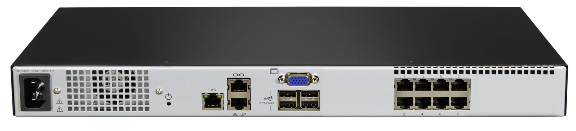thumbnail image 2 of New Vertiv Avocent AV108-400 8-Port Basic KVM Switch For Server Control 2 of 6