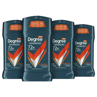 Picture of Degree Men Antiperspirant Deodorant Adventure 4 Count For Freshness and Odor Protection Deodorant for Men 2.7 oz