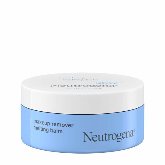 Picture of Neutrogena Makeup Remover Melting Balm to Oil with Vitamin E, Gentle and Nourishing Makeup Removing Balm for Eye, Lip, or Face Makeup, Travel-Friendly for On-the-Go, 2.0 ounces