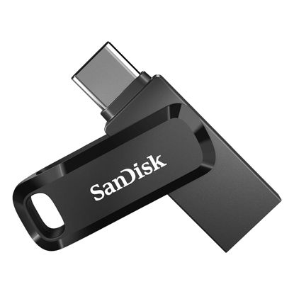 Picture of SanDisk 32GB Ultra Dual Drive Go USB Type-C Flash Drive, Black - SDDDC3-032G-G46