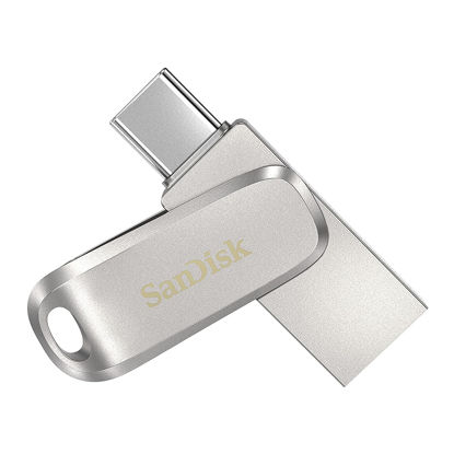 Picture of SanDisk 1TB Ultra Dual Drive Luxe USB Type-C - SDDDC4-1T00-G46, Silver