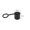 Picture of uxcell 10pcs BNC Silicone Protectors Cap Port Cover Anti Dust Black