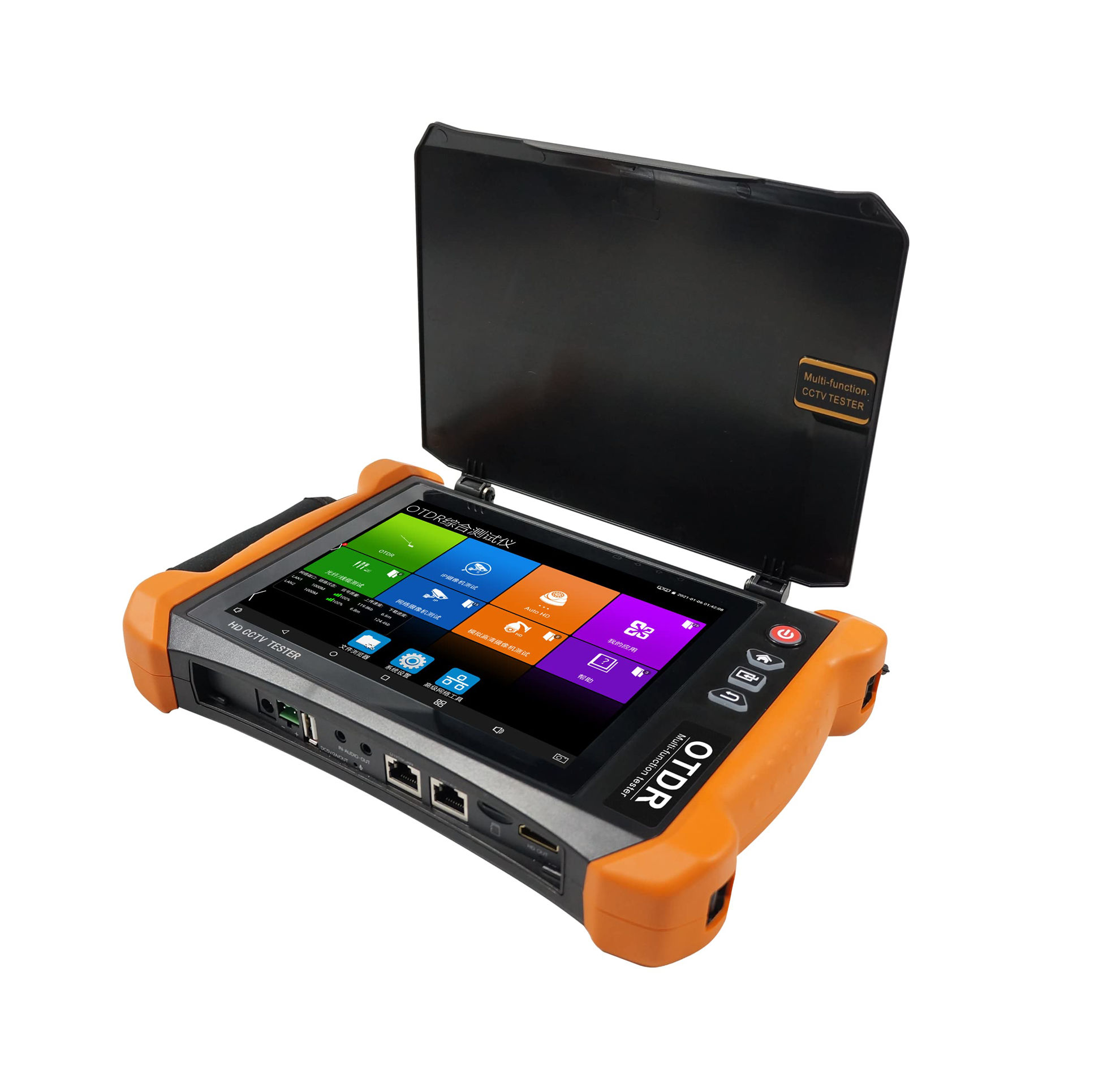 GetUSCart- EVERSECU Dual wavelength 1310/1550 Fiber Cable OTDR Tester ...