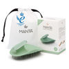 Picture of Manta Hair Hairbrush - Fully Flexible Hair Brush - Gentle Brush That Helps Prevent Hair Breakage - Scalp Care Massager and Detangler (Serene Green)