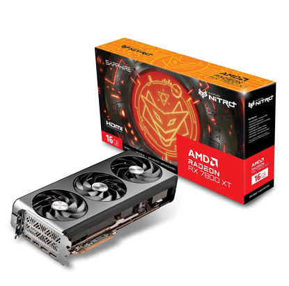 Picture of Sapphire 11330-01-20G Nitro+ AMD Radeon RX 7800 XT Gaming Graphics Card with 16GB GDDR6, AMD RDNA 3