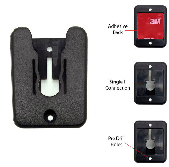 4 Pack Generic Walkie Talkies Belt Clip Holder Mount Handheld
