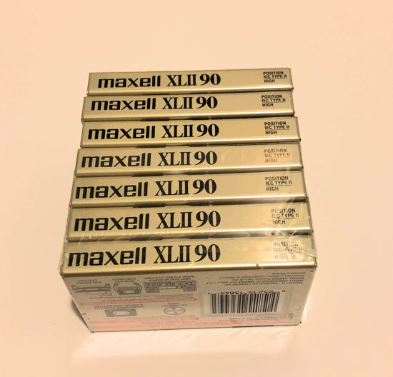GetUSCart- Maxell XLII IEC Type II 90 Minute High Bias Audio Cassette Tape  - 7 Pack