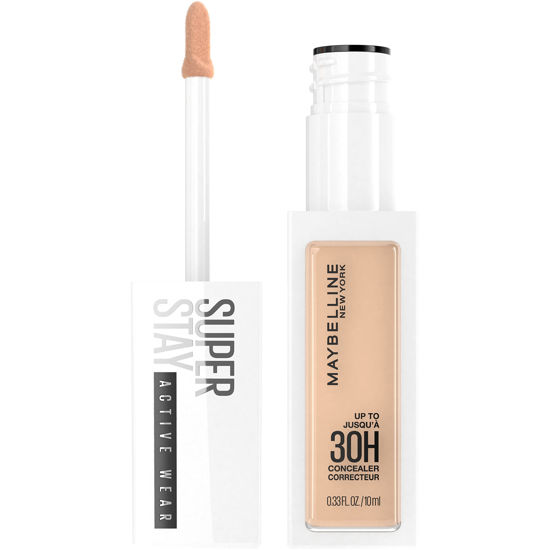 Picture of Maybelline New York Super Stay Liquid Concealer Makeup, Full Coverage Concealer, Up to 30 Hour Wear, Transfer Resistant, Natural Matte Finish, Oil-free, Available in 16 Shades, 20, 1 Count