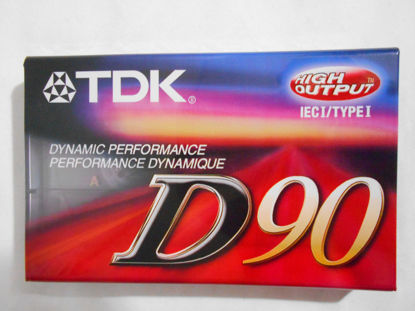 Picture of TDK D90 Dynamic Performance Blank Cassette Tape Pk Of 7