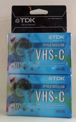 Picture of TDK - VHS-C High Grade HG Ultimate Camcorder Blank Media Video Cassette Tape x2