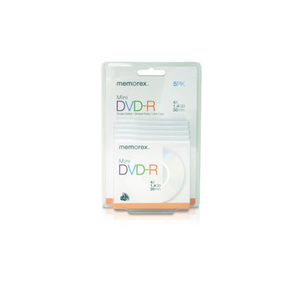 Picture of Memorex 30 min./1.4 GB Mini DVD-R (5-Pack)