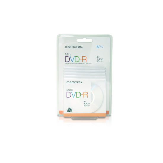 Picture of Memorex 30 min./1.4 GB Mini DVD-R (5-Pack)