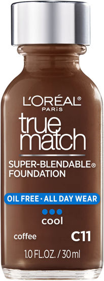 Picture of L'Oreal Paris Makeup True Match Super-Blendable Liquid Foundation, Coffee C11, 1 Fl Oz,1 Count