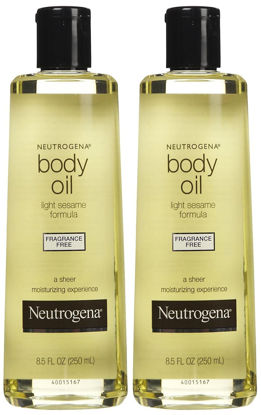 Picture of Neutrogena Body Oil, Fragrance Free, 8.5 Fl Oz (Pack of 2)