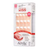 Picture of Kiss Salon Acrylic French Nails 28pc Rumour Mill KSA12, white