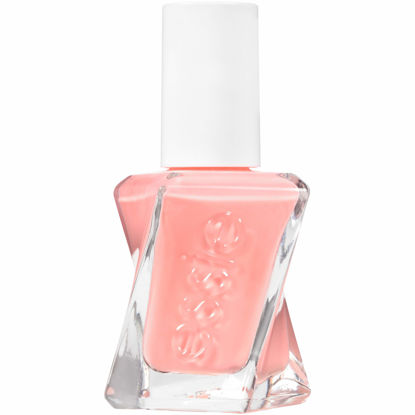 Picture of essie Gel Couture 2-Step Longwear Nail Polish, Couture Curator, Pink Coral Nail Polish, 0.46 fl. oz.
